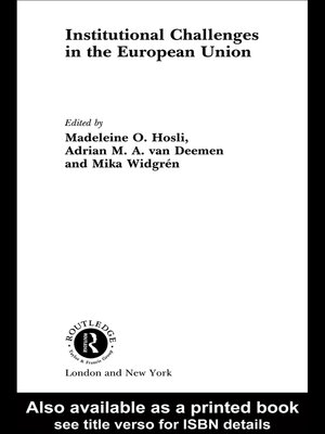 cover image of Institutional Challenges in the European Union